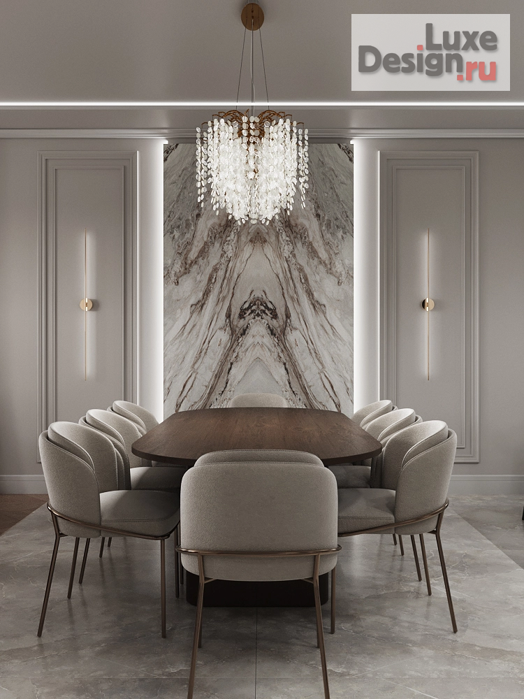 Дизайн интерьера частного дома "Дом с элементами New Classic 1 этаж" (фото 1)