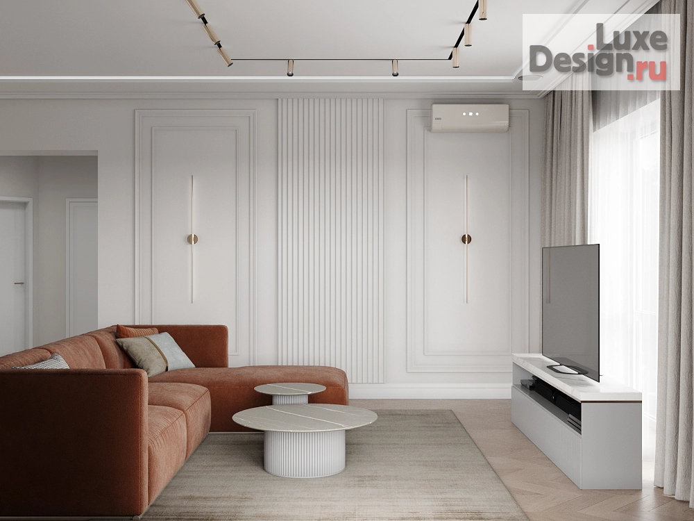 Дизайн интерьера частного дома "Дом с элементами New Classic 1 этаж" (фото 8)