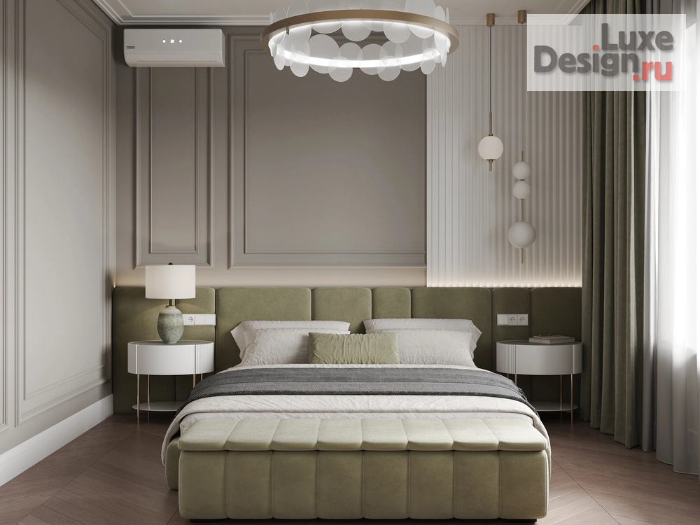 Дизайн интерьера частного дома "Дом с элементами New Classic. 2 этаж . Мастер зона" (фото 6)