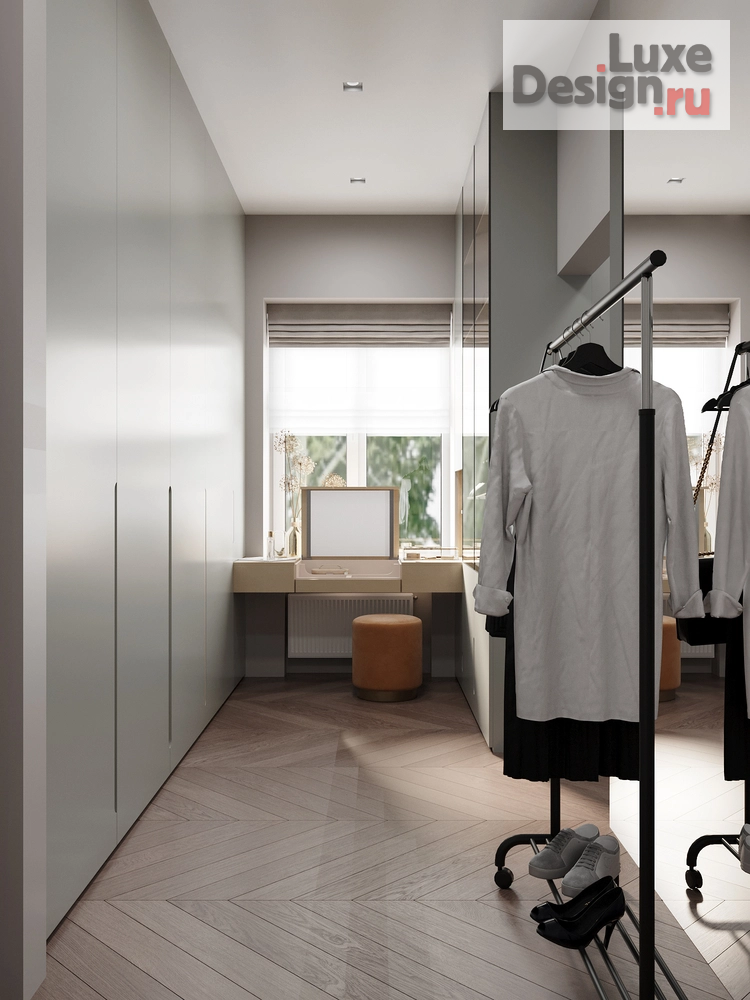 Дизайн интерьера частного дома "Дом с элементами New Classic. 2 этаж . Мастер зона" (фото 11)