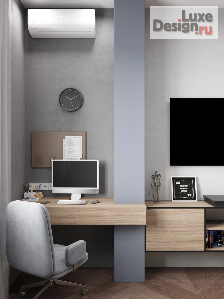 Дизайн интерьера частного дома "Дом с элементами New Classic. 2 этаж Детская зона" (фото 1)