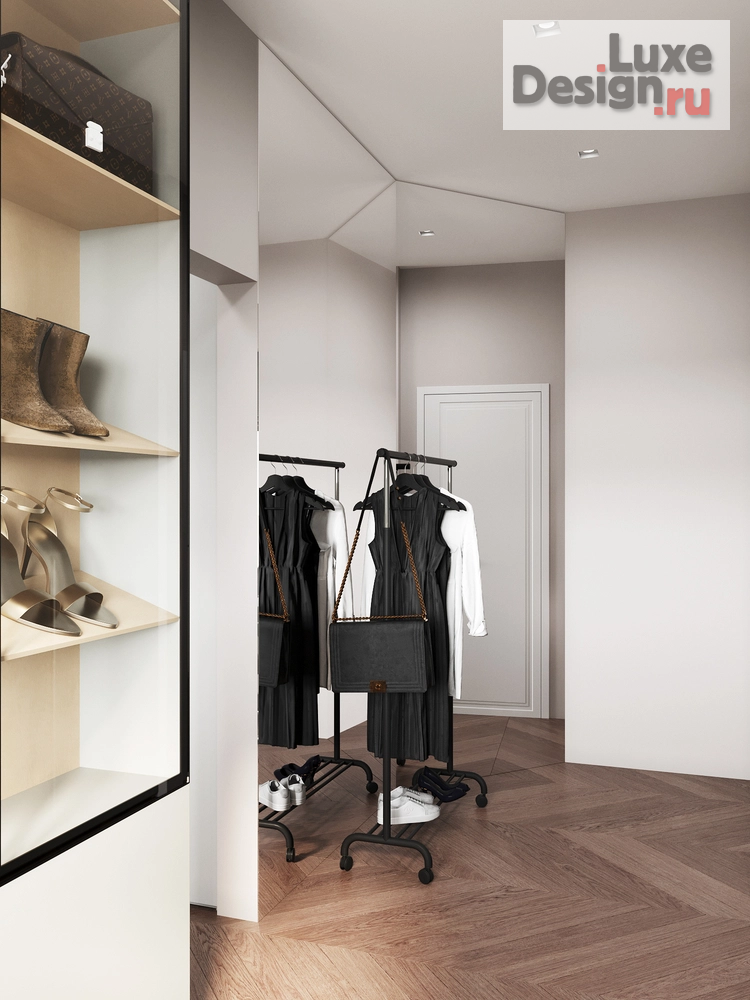 Дизайн интерьера частного дома "Дом с элементами New Classic. 2 этаж . Мастер зона" (фото 15)