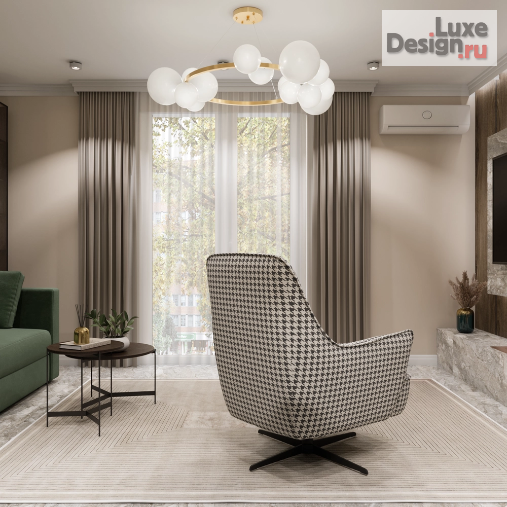 Дизайн интерьера частного дома "Кухня-гостиная в частом доме п. Борисовка" (фото 5)