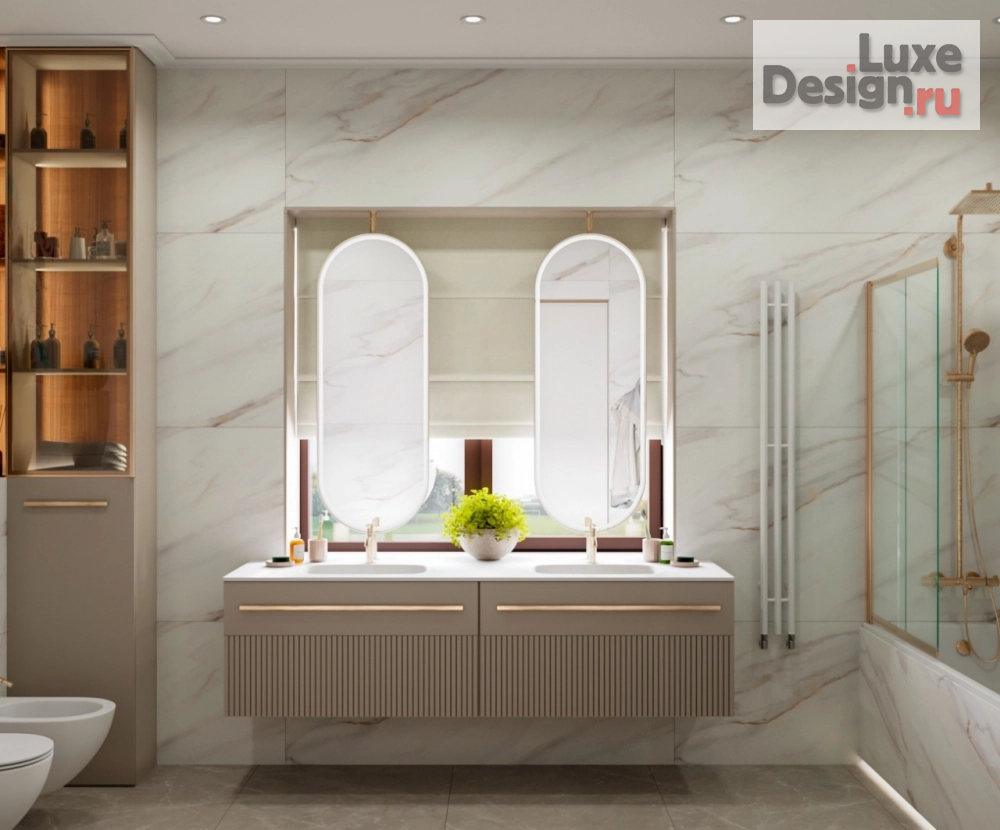 Дизайн интерьера частного дома "Частный дом в лёгкой неоклассике с элементами ар-деко в ст. Старокорсунской" (фото 15)