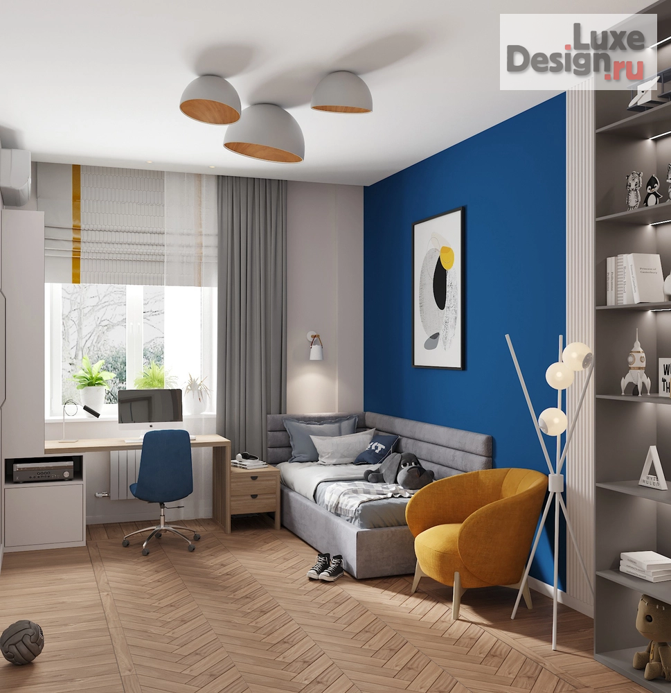 Дизайн интерьера трехкомнатной квартиры "Ода весне" (фото 12)