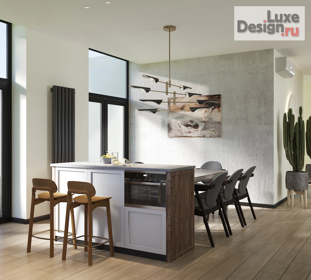 Дизайн интерьера коттеджа "Осеннее солнце" (фото 8)