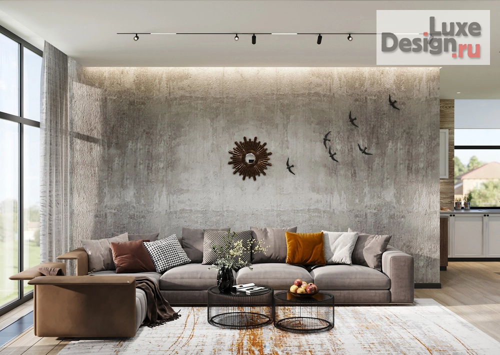 Дизайн интерьера коттеджа "Осеннее солнце" (фото 9)