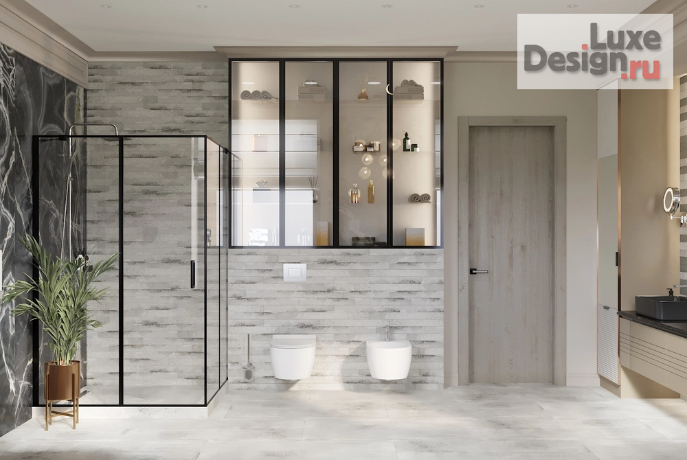 Дизайн интерьера коттеджа "Элегантный шик " (фото 37)