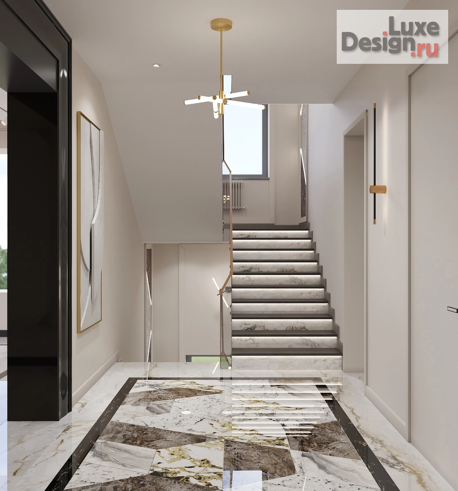 Дизайн интерьера коттеджа "Элегантный шик " (фото 11)