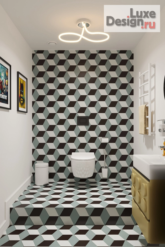 Дизайн интерьера коттеджа "Элегантный шик " (фото 58)