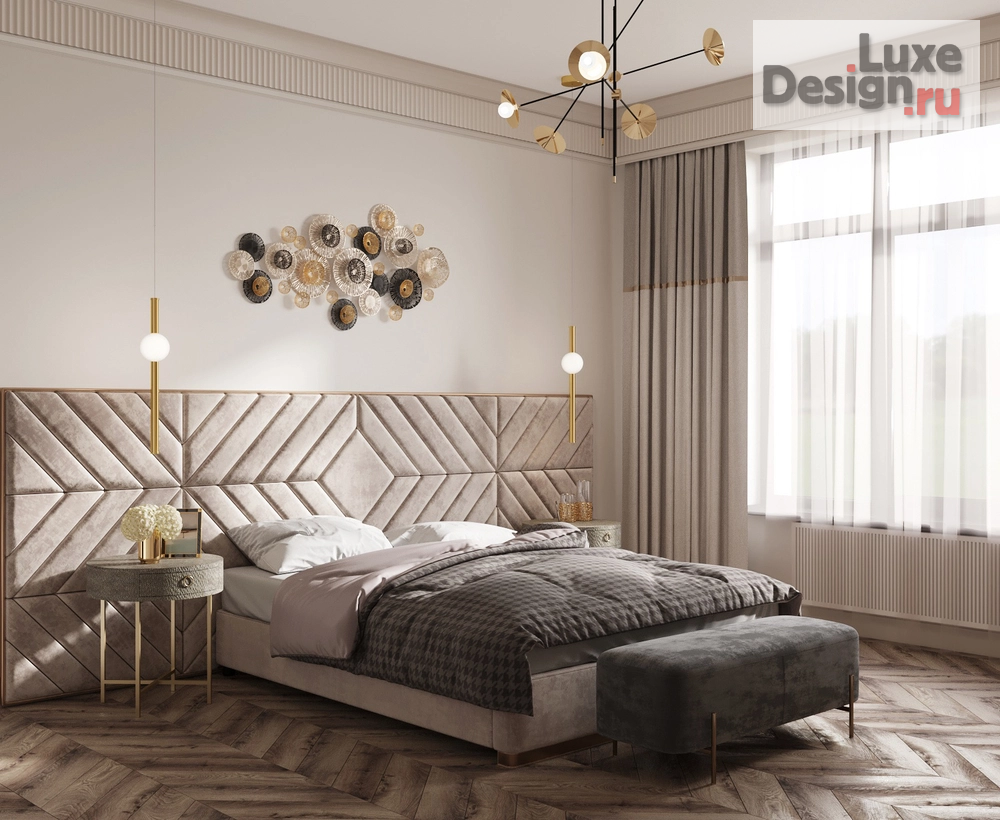 Дизайн интерьера коттеджа "Элегантный шик " (фото 17)