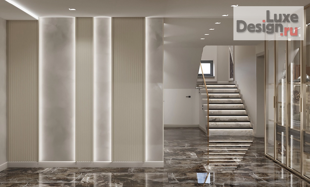 Дизайн интерьера коттеджа "Элегантный шик " (фото 50)