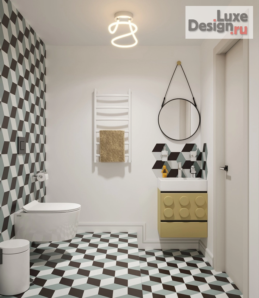 Дизайн интерьера коттеджа "Элегантный шик " (фото 59)