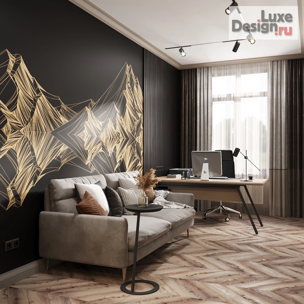 Дизайн интерьера коттеджа "Элегантный шик " (фото 29)