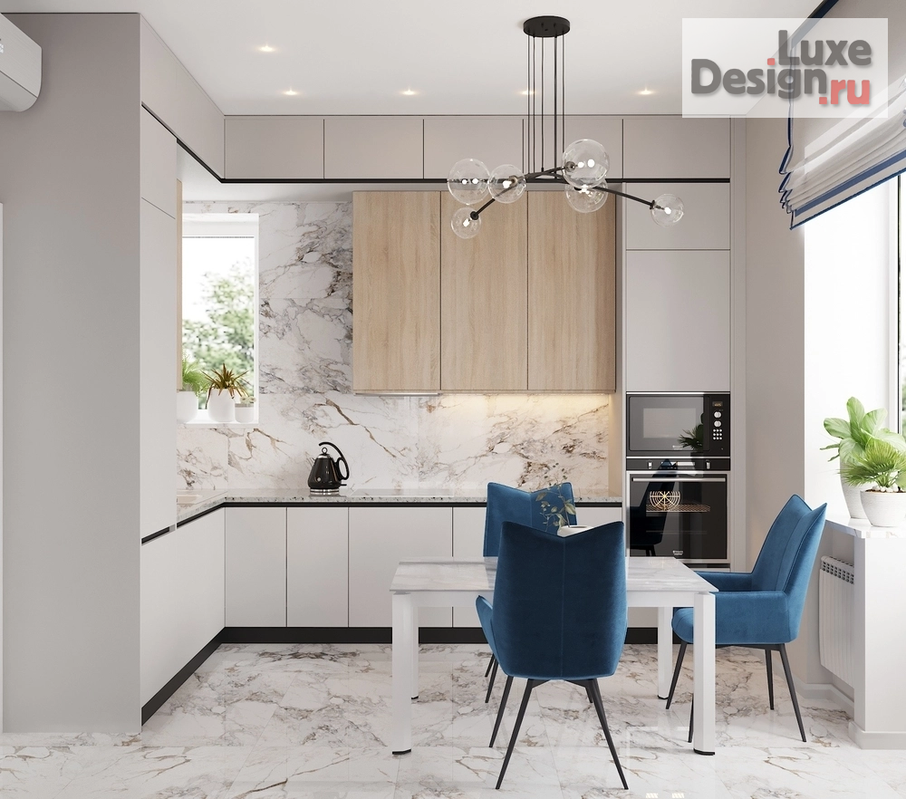 Дизайн интерьера трехкомнатной квартиры "Ода весне" (фото 6)