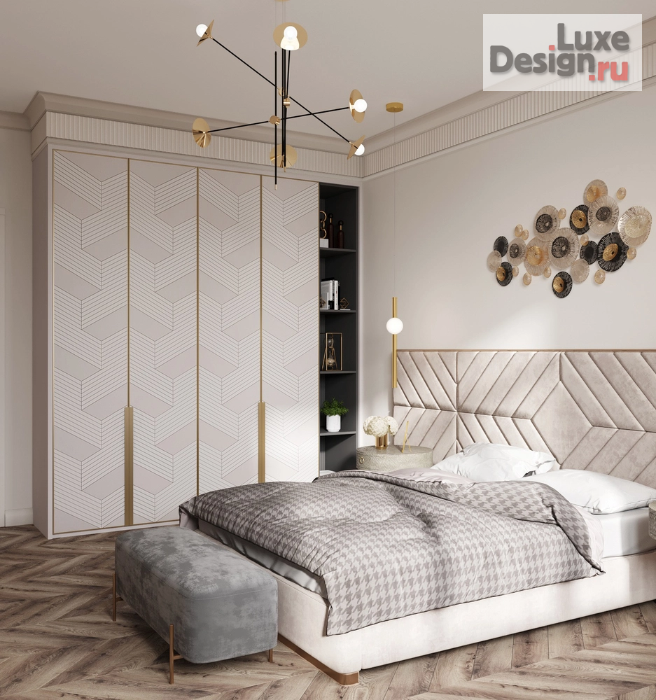 Дизайн интерьера коттеджа "Элегантный шик " (фото 18)