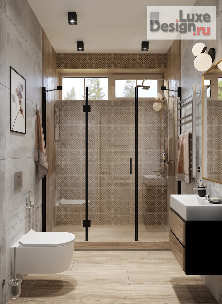 Дизайн интерьера коттеджа "Городское шале" (фото 16)