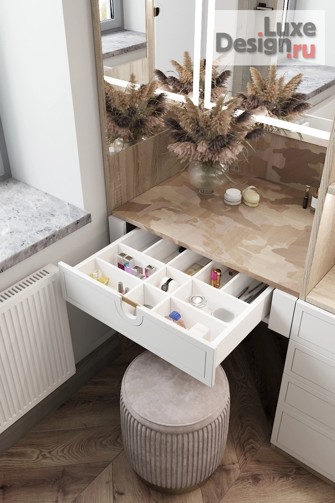 Дизайн интерьера коттеджа "Элегантный шик " (фото 46)