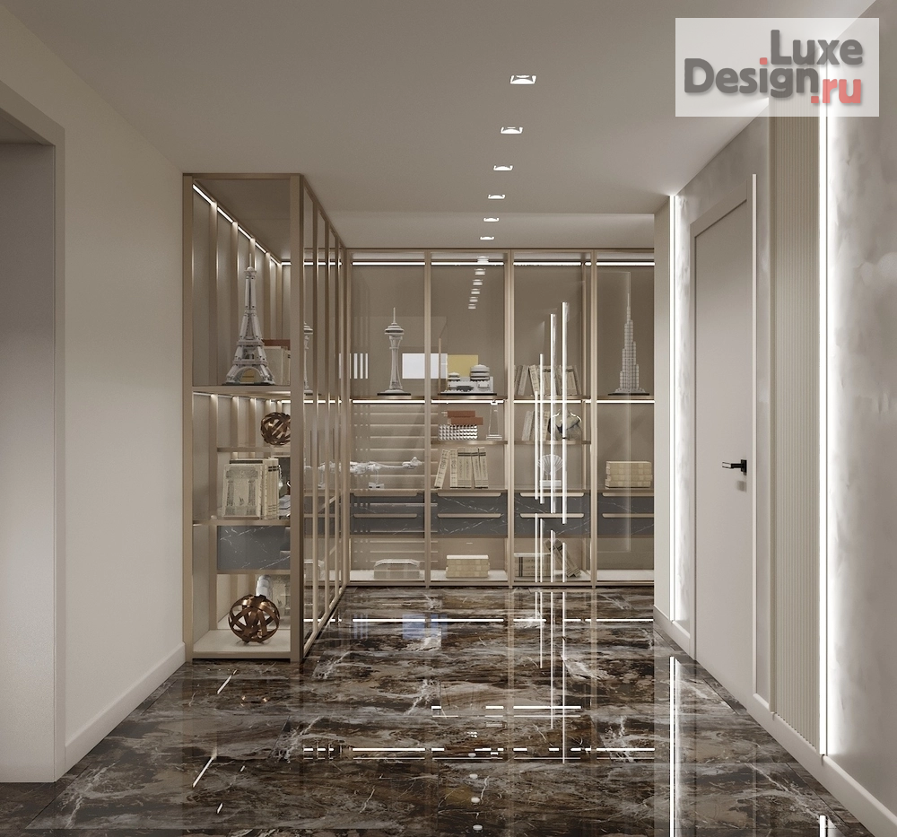 Дизайн интерьера коттеджа "Элегантный шик " (фото 51)