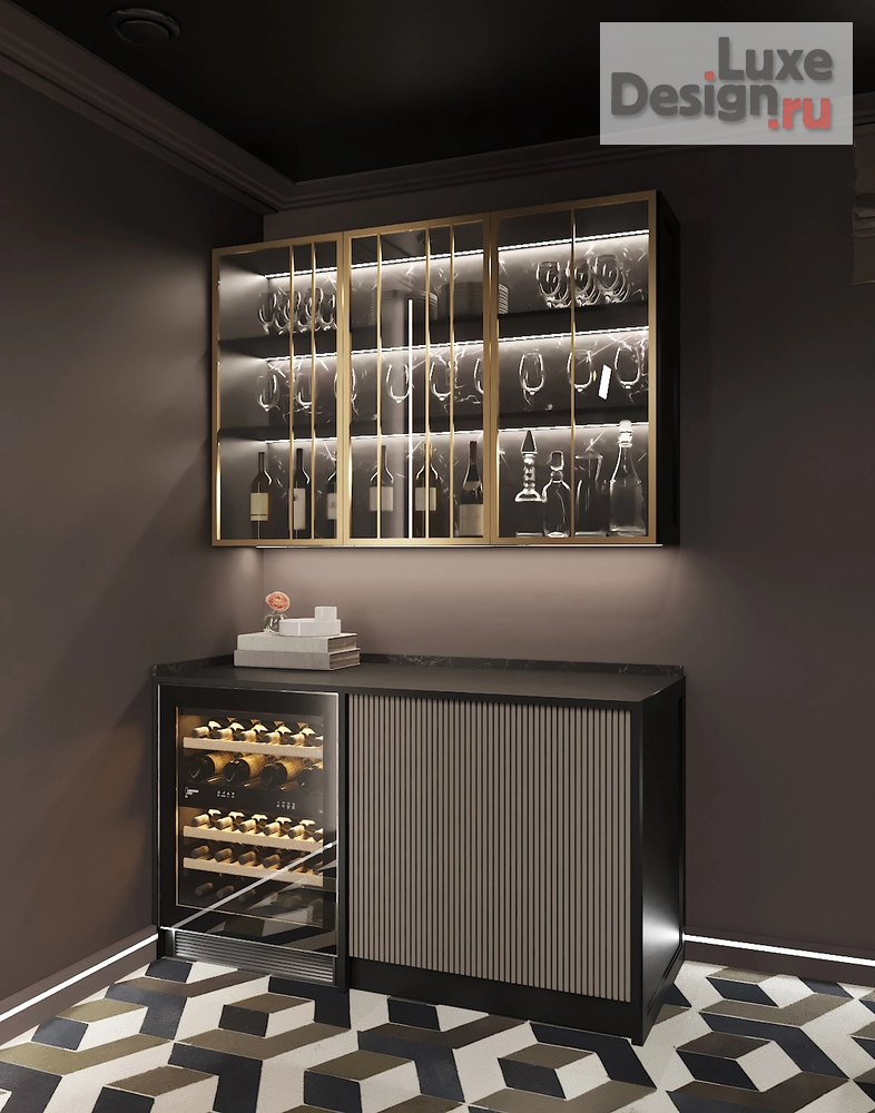 Дизайн интерьера коттеджа "Элегантный шик " (фото 55)