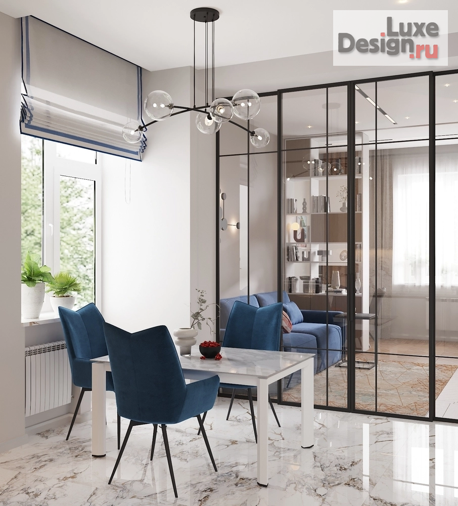 Дизайн интерьера трехкомнатной квартиры "Ода весне" (фото 5)