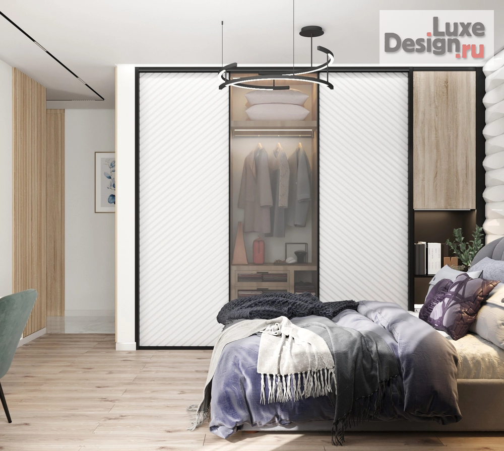 Дизайн интерьера однокомнатной квартиры "Воздушная зефирка " (фото 6)