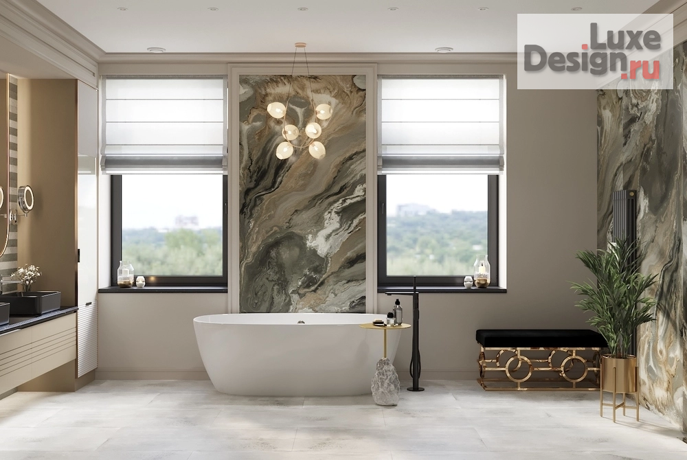 Дизайн интерьера коттеджа "Элегантный шик " (фото 35)