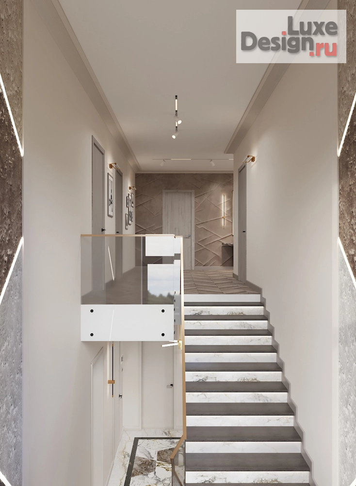 Дизайн интерьера коттеджа "Элегантный шик " (фото 9)