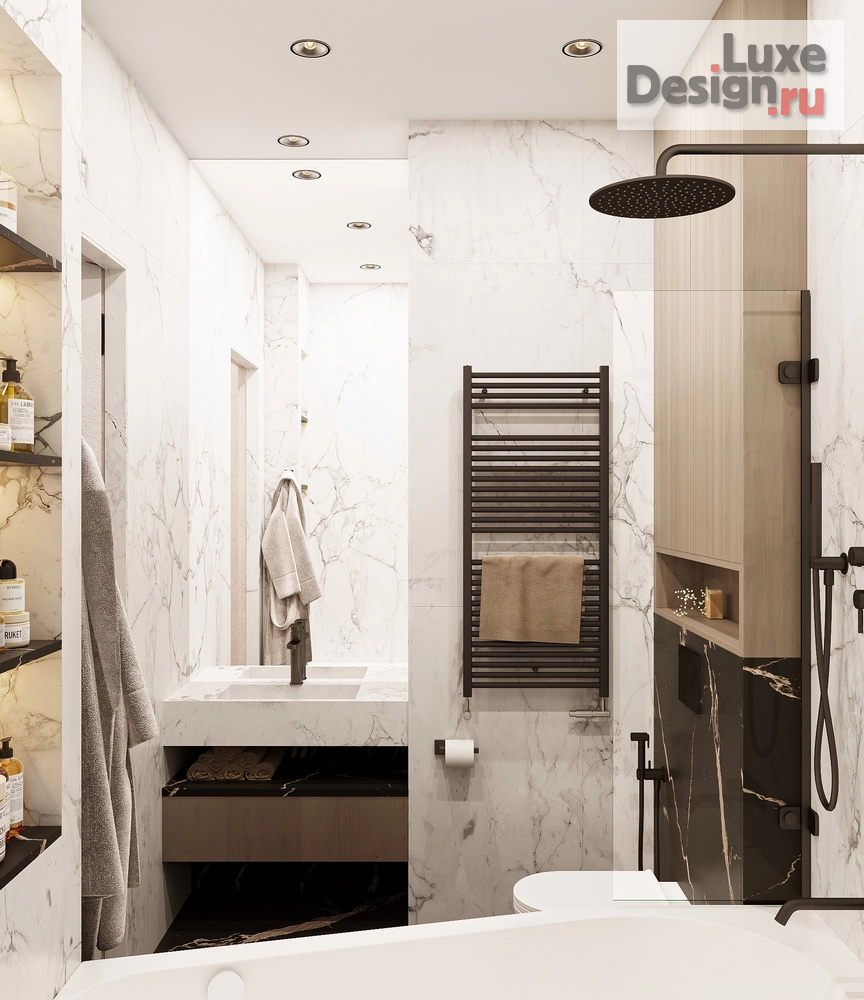 Дизайн интерьера двухкомнатной квартиры "ЖК WELTON GOLD" (фото 8)