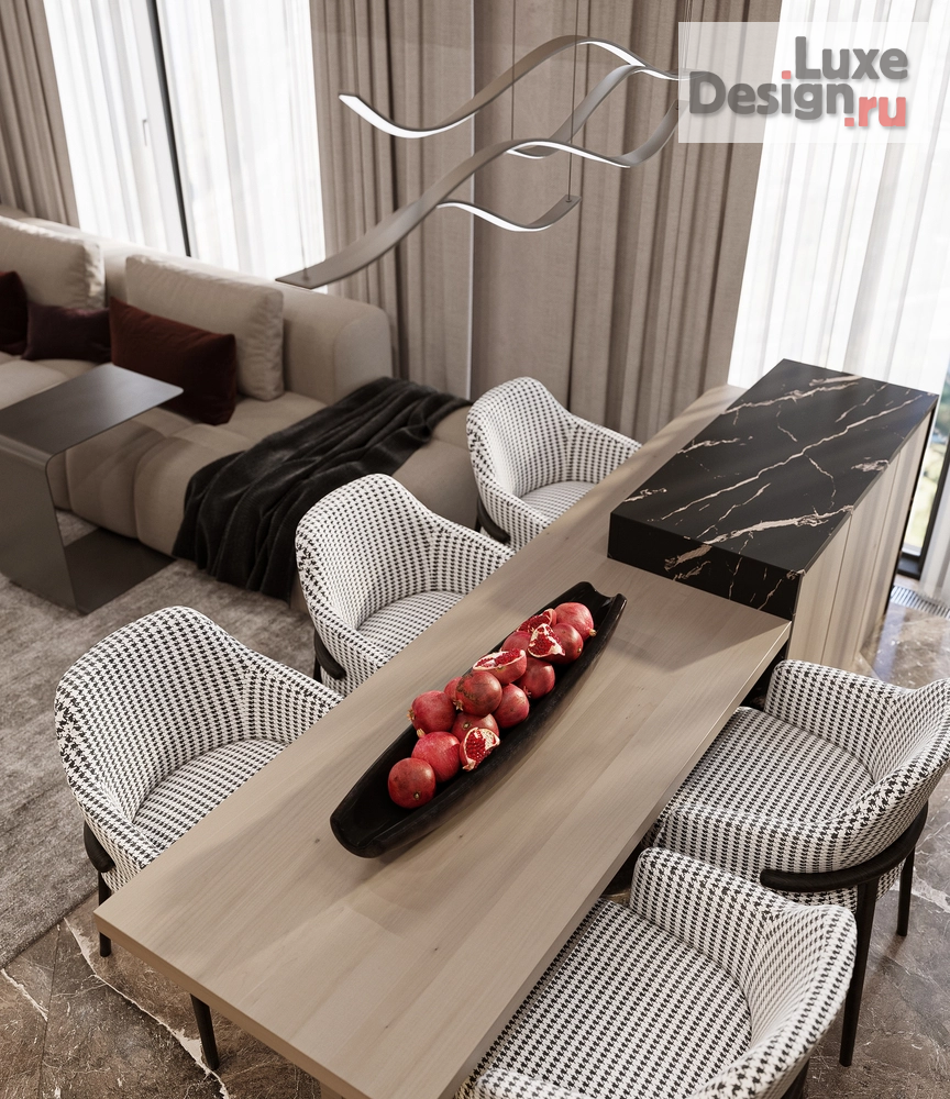 Дизайн интерьера двухкомнатной квартиры "ЖК WELTON GOLD" (фото 4)