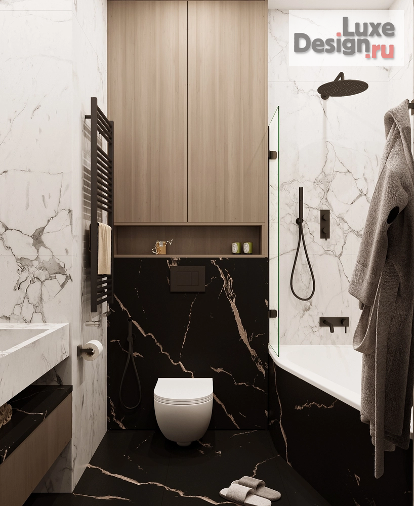 Дизайн интерьера двухкомнатной квартиры "ЖК WELTON GOLD" (фото 9)