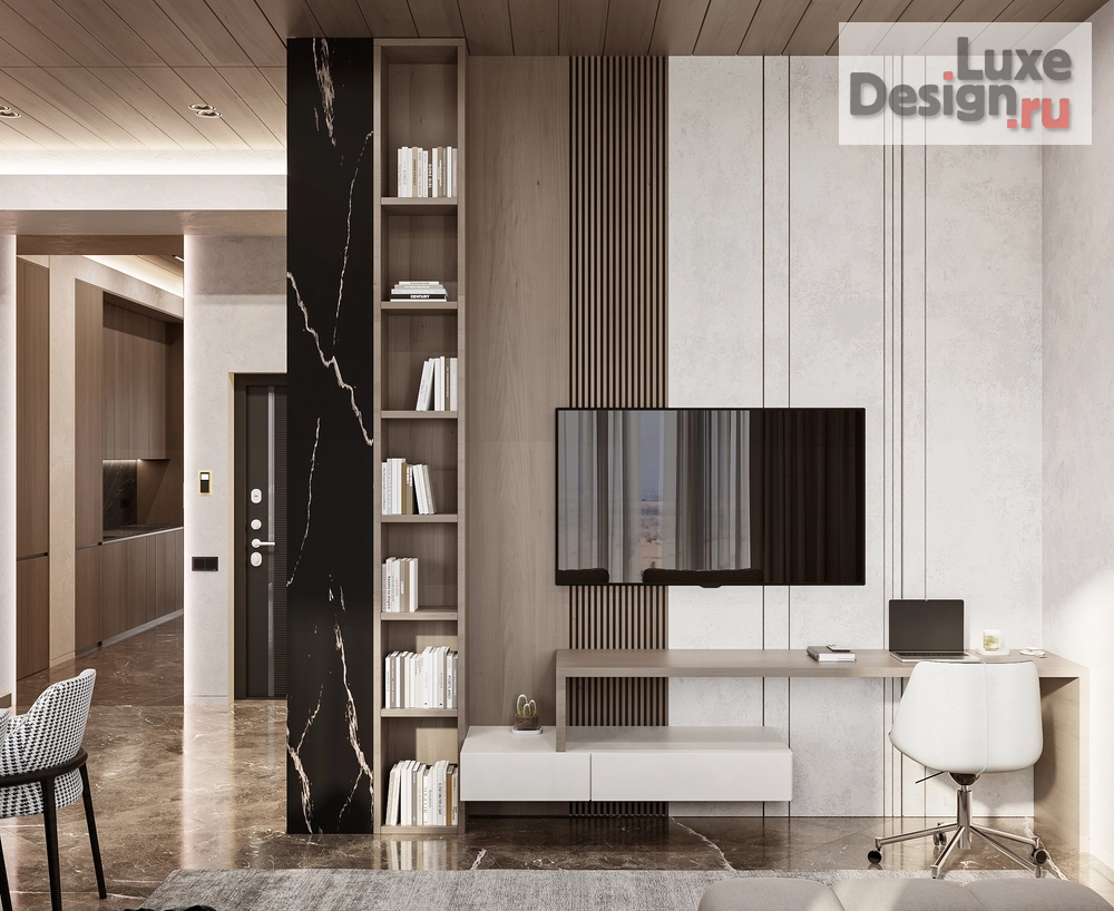 Дизайн интерьера двухкомнатной квартиры "ЖК WELTON GOLD" (фото 3)