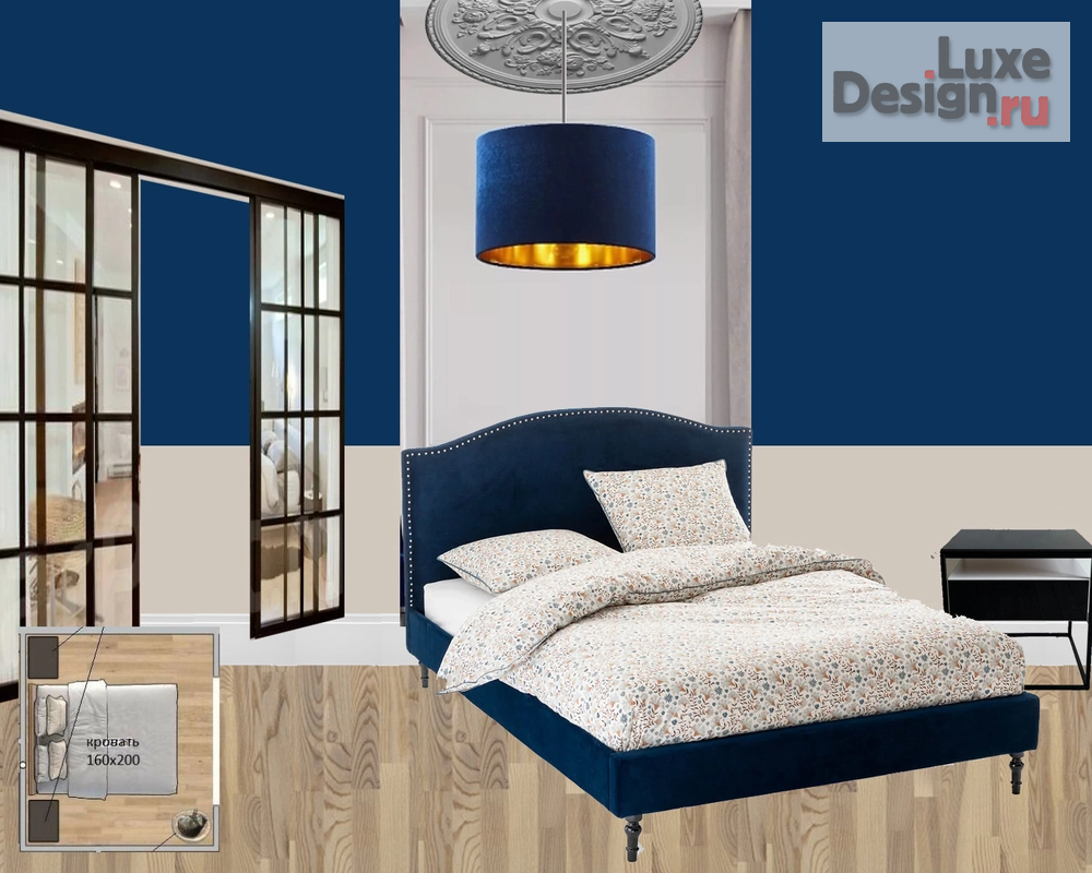 Дизайн интерьера однокомнатной квартиры "Однокомнатная квартира для пары" (фото 7)