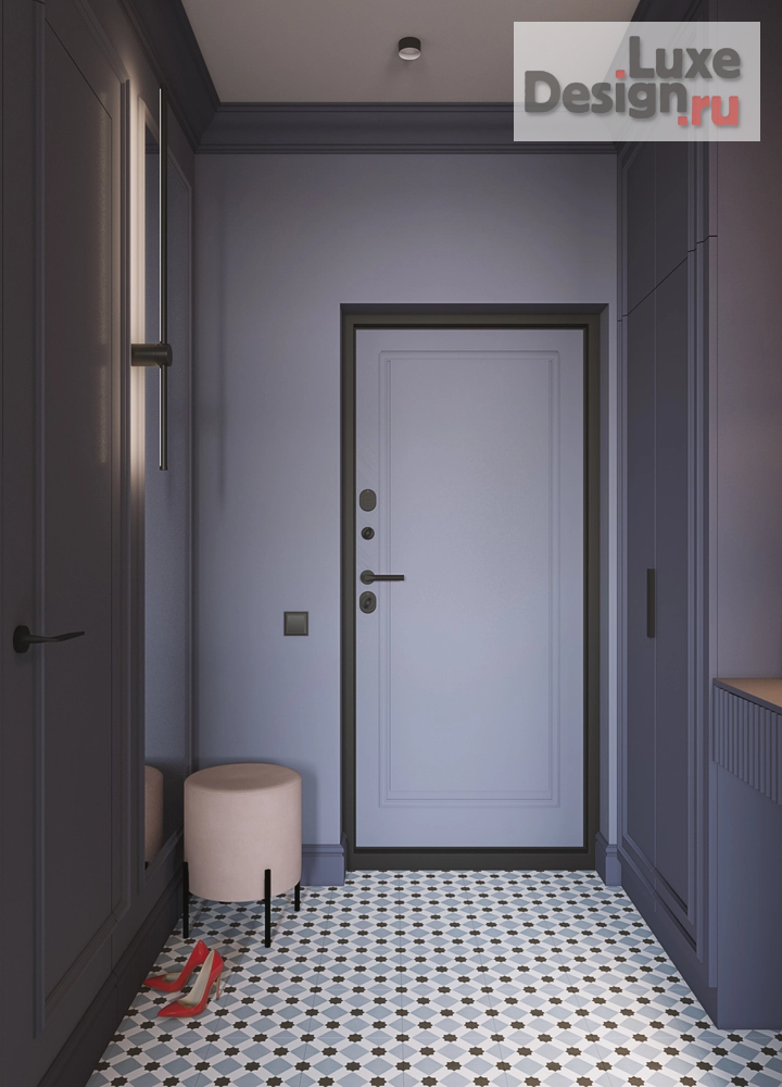 Дизайн интерьера однокомнатной квартиры "ЯРКАЯ ОДНУШКА" (фото 2)