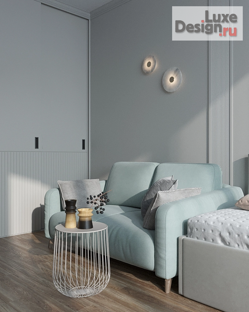 Дизайн интерьера комнаты "ДЕТСКАЯ ДЛЯ ДВУХ СЕСТЕР-ПОДРОСТКОВ" (фото 5)