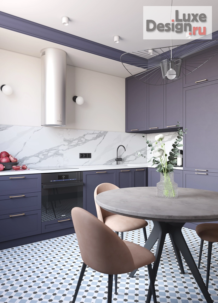 Дизайн интерьера однокомнатной квартиры "ЯРКАЯ ОДНУШКА" (фото 6)