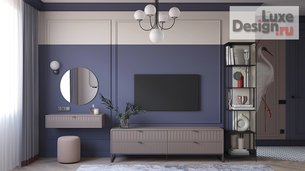 Дизайн интерьера однокомнатной квартиры "ЯРКАЯ ОДНУШКА" (фото 8)