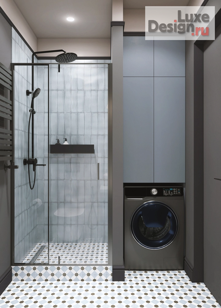 Дизайн интерьера однокомнатной квартиры "ЯРКАЯ ОДНУШКА" (фото 10)