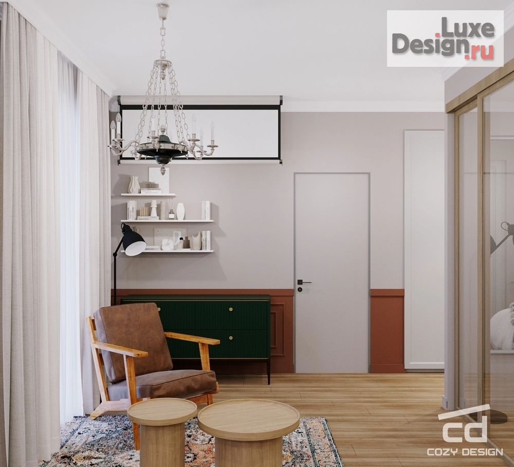 Дизайн интерьера однокомнатной квартиры "Квартира 54м2 в Жуковском" (фото 16)