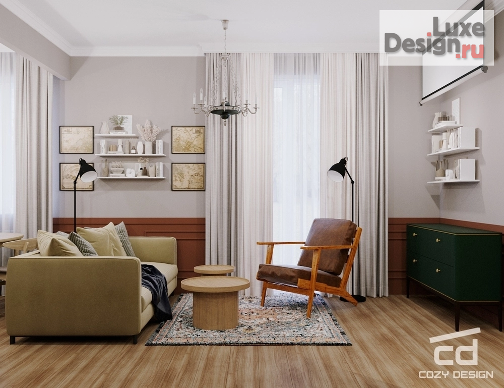 Дизайн интерьера однокомнатной квартиры "Квартира 54м2 в Жуковском" (фото 18)