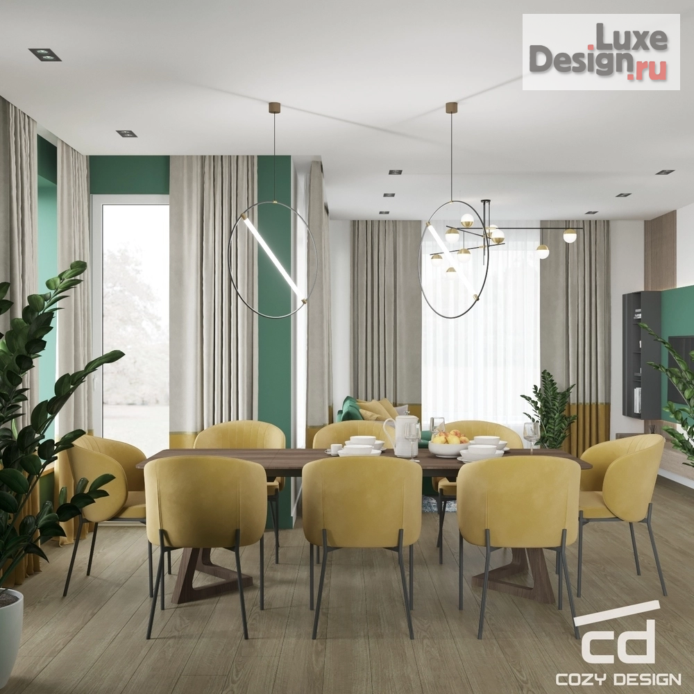 Дизайн интерьера частного дома "Дом 93м2 в Подмосковье" (фото 1)