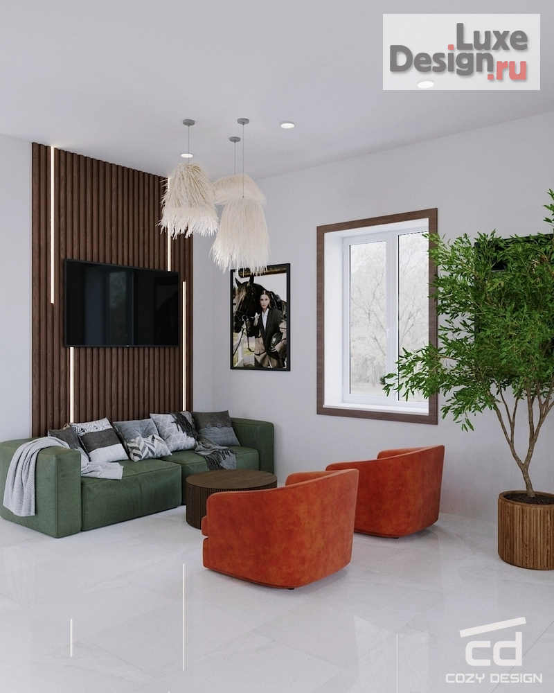 Дизайн интерьера оздоровительного комплекса "Конный клуб" (фото 35)