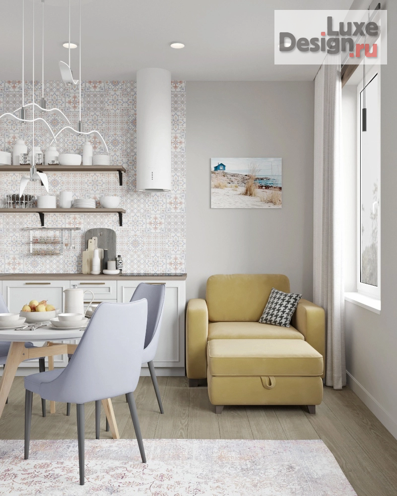 Дизайн интерьера однокомнатной квартиры "Квартира 48м2 Пушкин" (фото 13)