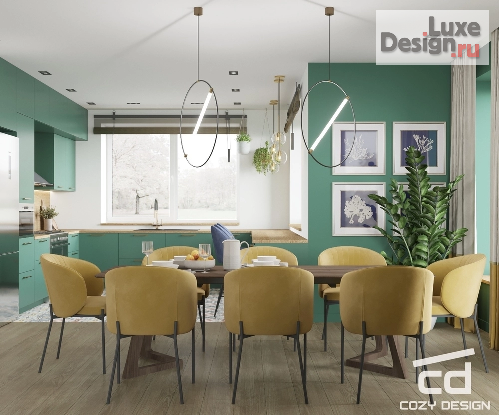 Дизайн интерьера частного дома "Дом 93м2 в Подмосковье" (фото 2)