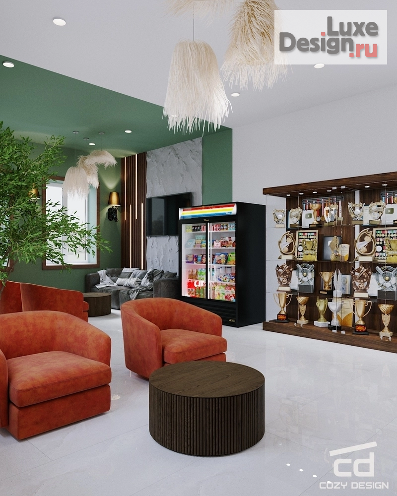 Дизайн интерьера оздоровительного комплекса "Конный клуб" (фото 36)