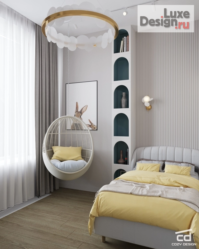 Дизайн интерьера трехкомнатной квартиры "Квартира 66м2 в Москве" (фото 2)