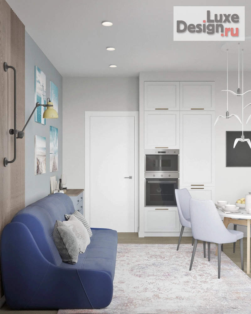 Дизайн интерьера однокомнатной квартиры "Квартира 48м2 Пушкин" (фото 14)