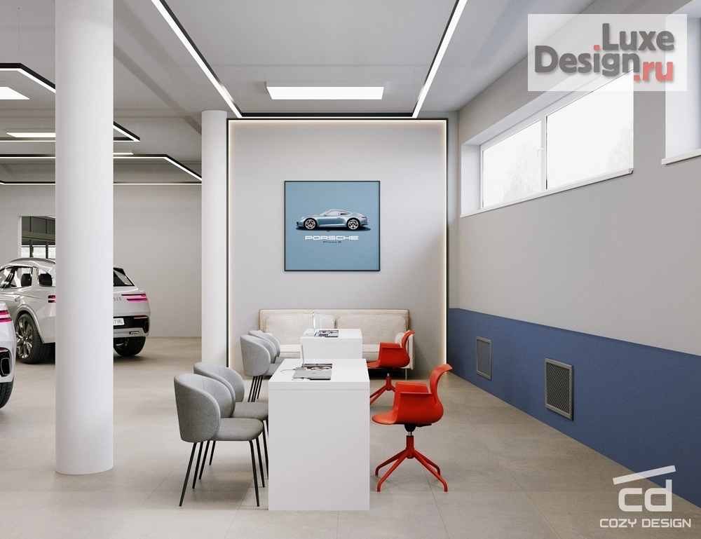 Дизайн интерьера автосалона "Автосалон электрокаров" (фото 6)