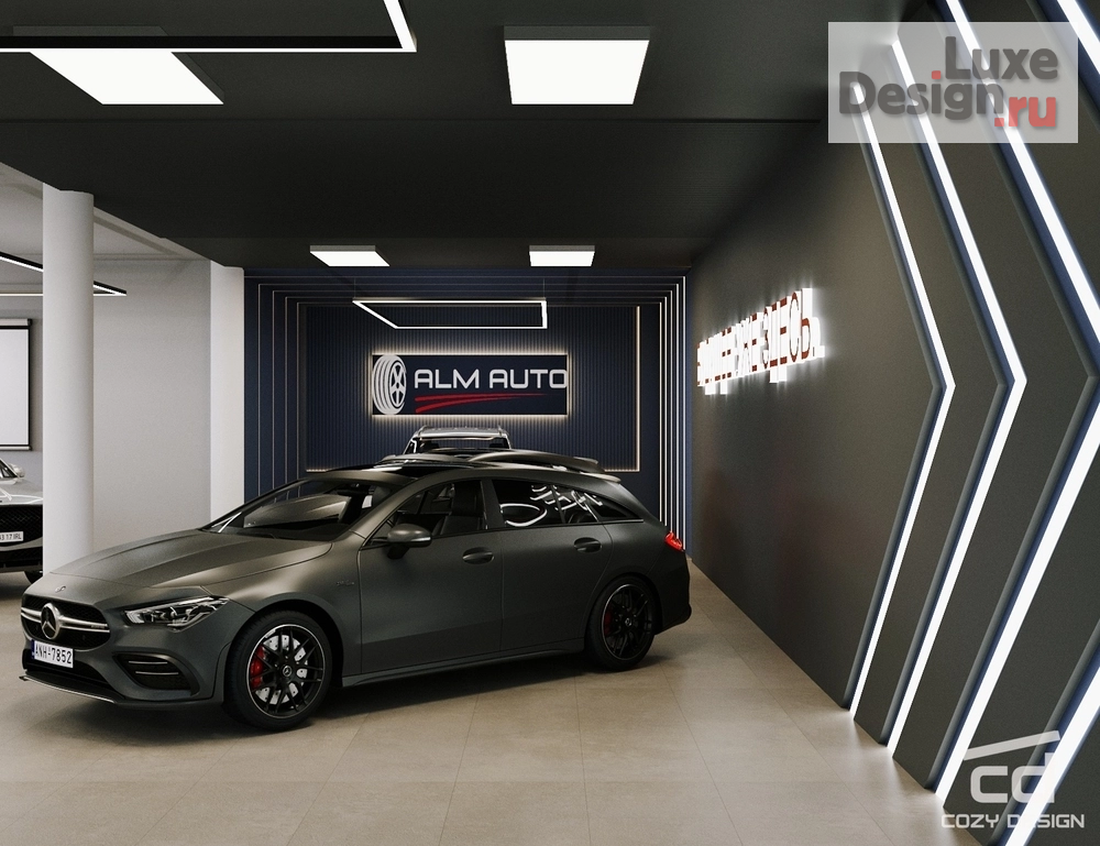 Дизайн интерьера автосалона "Автосалон электрокаров" (фото 7)