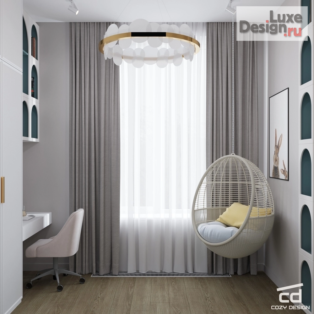 Дизайн интерьера трехкомнатной квартиры "Квартира 66м2 в Москве" (фото 7)